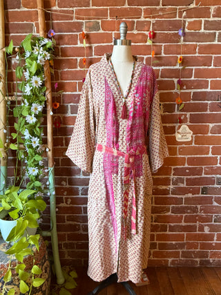 Riverstone Kantha Robe Kimono - Fair Trade Made