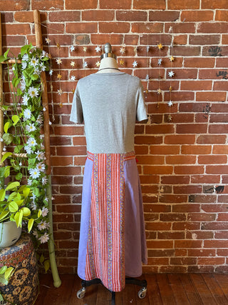OOAK Autumn Collection - Size Small Upcycled Good Vibes Tshirt Dress
