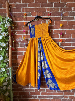 Festival Drift Recycled Sari Palazzo Pants - Fair Trade Made