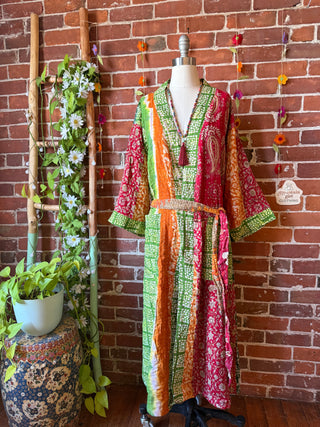 Riverstone Kantha Robe Kimono - Fair Trade Made