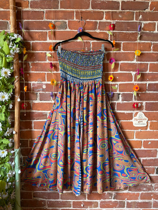 Festival Drift Recycled Sari Palazzo Pants - Fair Trade Made