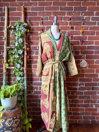 Riverstone Kantha Robe Kimono - Fair Trade Made
