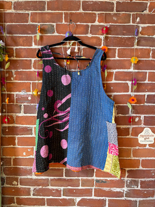 Bohemian Journey Kantha Tank - Fair Trade Made