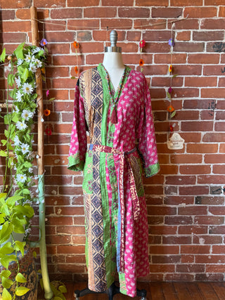 Riverstone Kantha Robe Kimono - Fair Trade Made