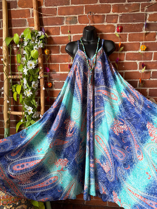 Delphia Recycled Sari Dress w/ Pockets