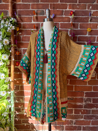 OOAK Autumn Collection - Pearl Classic Rock Retro Cardigan Sweater