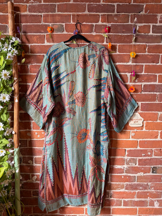 Wildflower Nomad Embroidered Kimono- Fair Trade Made