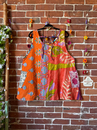 Bohemian Journey Kantha Tank - Fair Trade Made