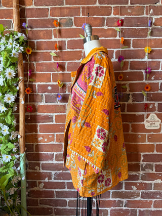 OOAK Summer Collection - Upcycled TOOL Inspired Vintage Kantha Jacket