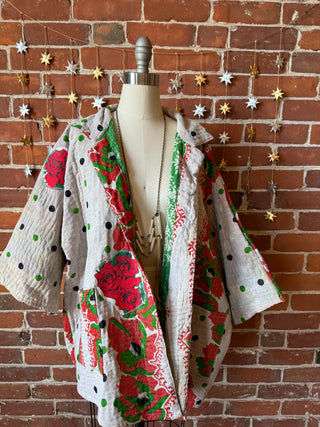 Grateful Dead Inspired Virgo Kantha Swing Jacket