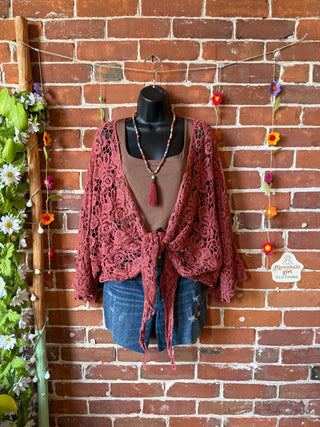 Desert Lace Crochet Wrap - Multiple Colors Available