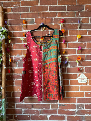 Bohemian Journey Kantha Tank - Fair Trade Made