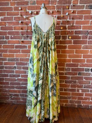 Delphia Recycled Sari Dress w/ Pockets