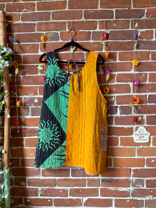 Bohemian Journey Kantha Tank - Fair Trade Made
