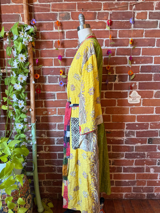 Riverstone Kantha Robe Kimono - Fair Trade Made
