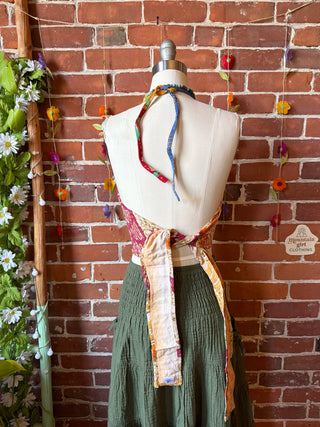 Size 0-12 In Bloom Reversible Kantha Halter Top