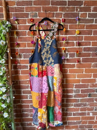 Patchwork Kantha Overalls
