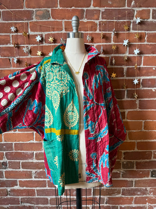 Virgo Kantha Swing Jacket