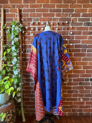 OOAK Autumn Collection - Upcycled Lainee Kantha Poncho Dress
