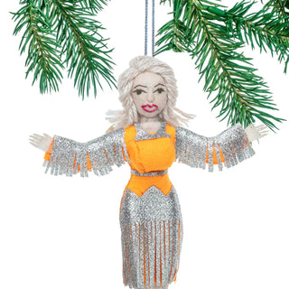 Glamorous Dolly Parton Inspired Ornament - Fair Trade Made