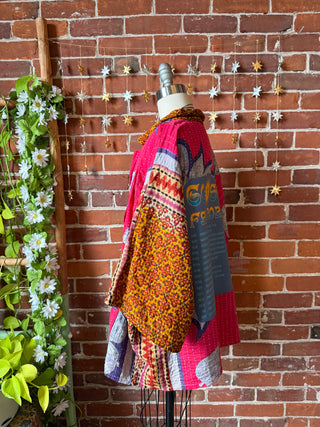 OOAK Autumn Collection - Upcycled Goose Tour 2025 Inspired Vintage Kantha Jacket