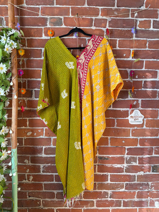 The Stella Convertible Reversible Kantha Tunic - One of A Kind - Many ways to wear