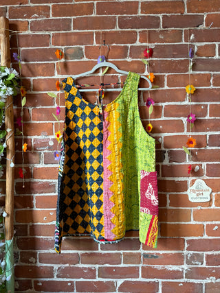 Bohemian Journey Kantha Tank - Fair Trade Made