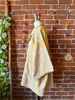 OOAK Summer Collection - Upcycled Def Leppard Inspired Vintage Kantha Jacket