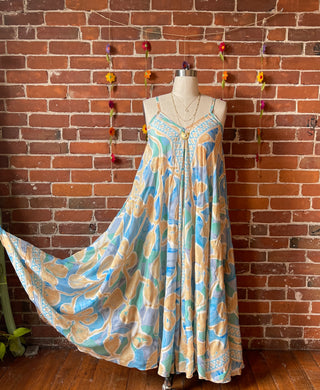 Delphia Recycled Sari Dress w/ Pockets