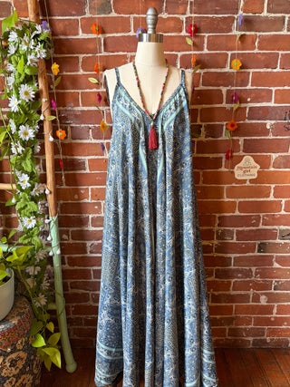Delphia Recycled Sari Dress w/ Pockets