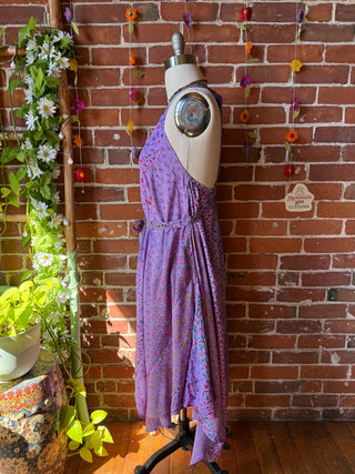 Flowy Capricorn in Blue Dress w/ Pockets