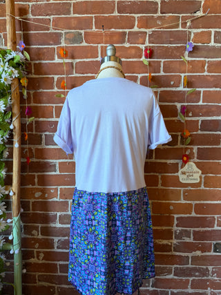 OOAK Autumn Collection- Upcycled Perfectly Imperfect Hybrid Tunic Tee Size Small