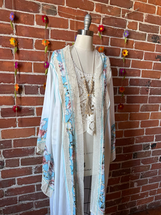 Summer Boho Vibes Angel Sleeve Kimono