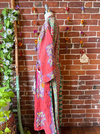 Riverstone Kantha Robe Kimono - Fair Trade Made