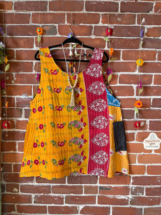 Bohemian Journey Kantha Tank - Fair Trade Made