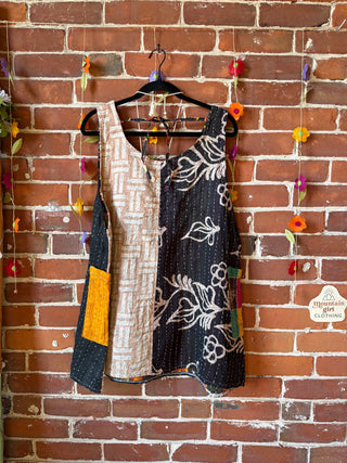 Bohemian Journey Kantha Tank - Fair Trade Made