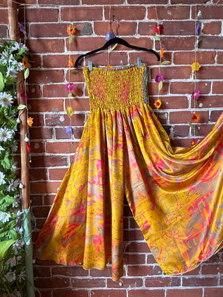 Festival Drift Recycled Sari Palazzo Pants - Fair Trade Made