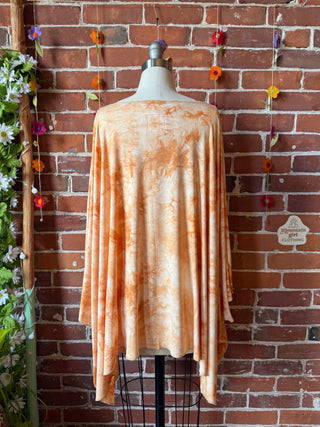 OOAK Spring Collection - Callisto Kantha Crescent Moon Tunic Poncho Top