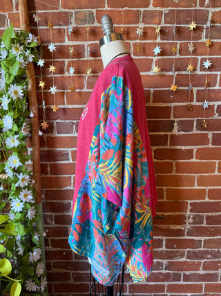 OOAK Autumn Collection - Upcycled Sriracha Poncho Top