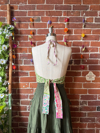 Size 0-12 In Bloom Reversible Kantha Halter Top
