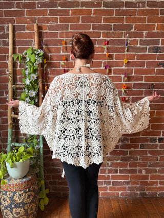 Desert Lace Crochet Wrap - Multiple Colors Available