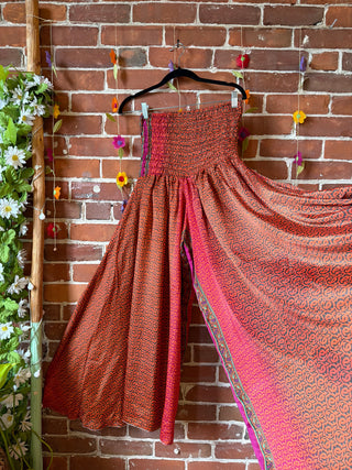 Festival Drift Recycled Sari Palazzo Pants - Fair Trade Made