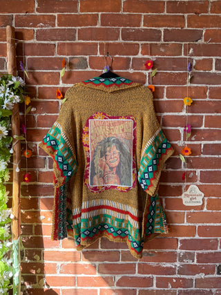 OOAK Autumn Collection - Pearl Classic Rock Retro Cardigan Sweater