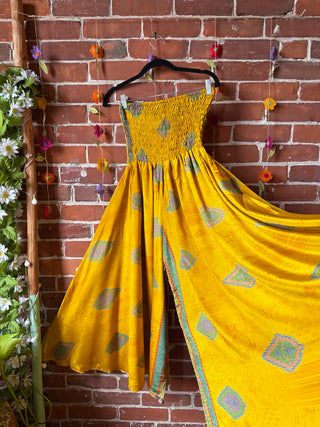 Festival Drift Recycled Sari Palazzo Pants - Fair Trade Made