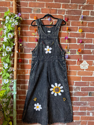 Daisy Dreamer Cotton Wide Leg Overalls 🌼 -Multiple Colors and Sizes