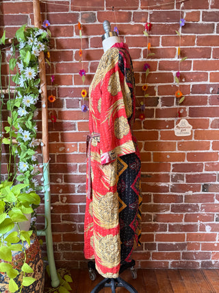 Riverstone Kantha Robe Kimono - Fair Trade Made