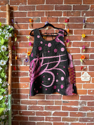 Bohemian Journey Kantha Tank - Fair Trade Made