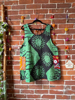 Bohemian Journey Kantha Tank - Fair Trade Made