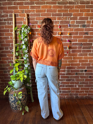 In Zen Mode Layering Boxy Crop Top - Multiple Colors Available