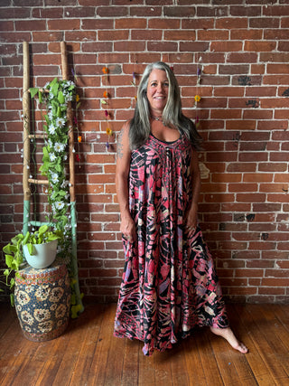 Delphia Recycled Sari Dress w/ Pockets